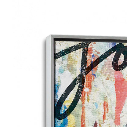 [Color:Polished Chrome], Picture of art in a Polished Chrome frame at an angle