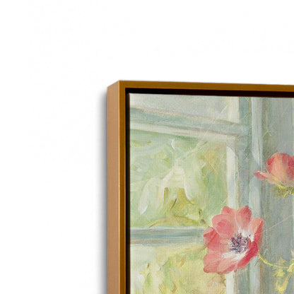 [Color:Polished Gold], Picture of art in a Polished Gold frame at an angle