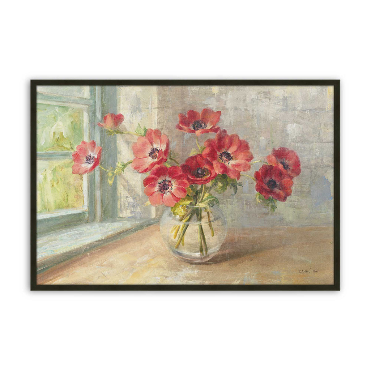 [Color:Satin Black], Picture of art in a Satin Black frame