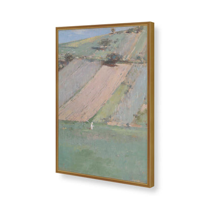 [Color:Polished Gold], Picture of art in a Polished Gold frame of the corner
