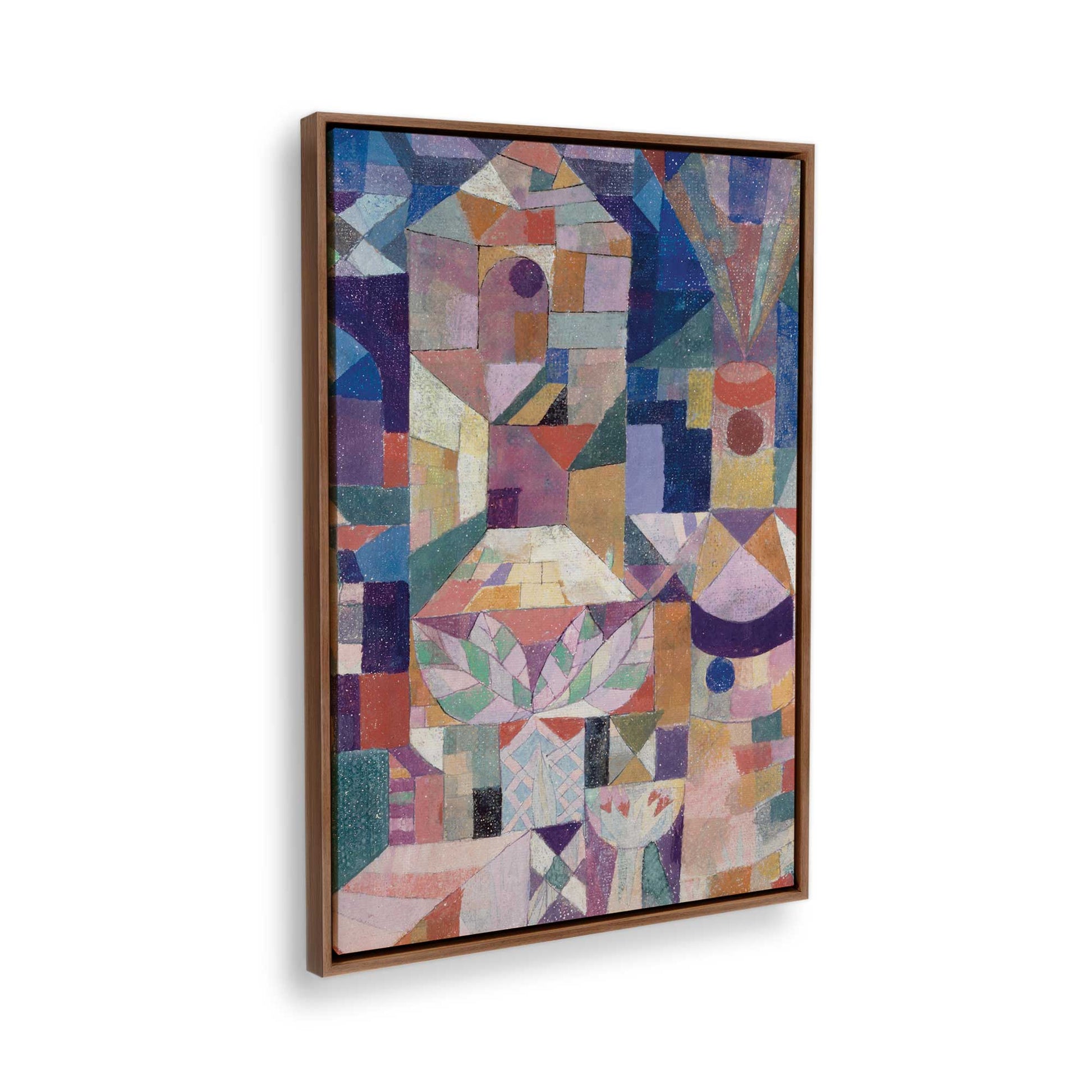 [Color:Walnut], Picture of the corner of the art