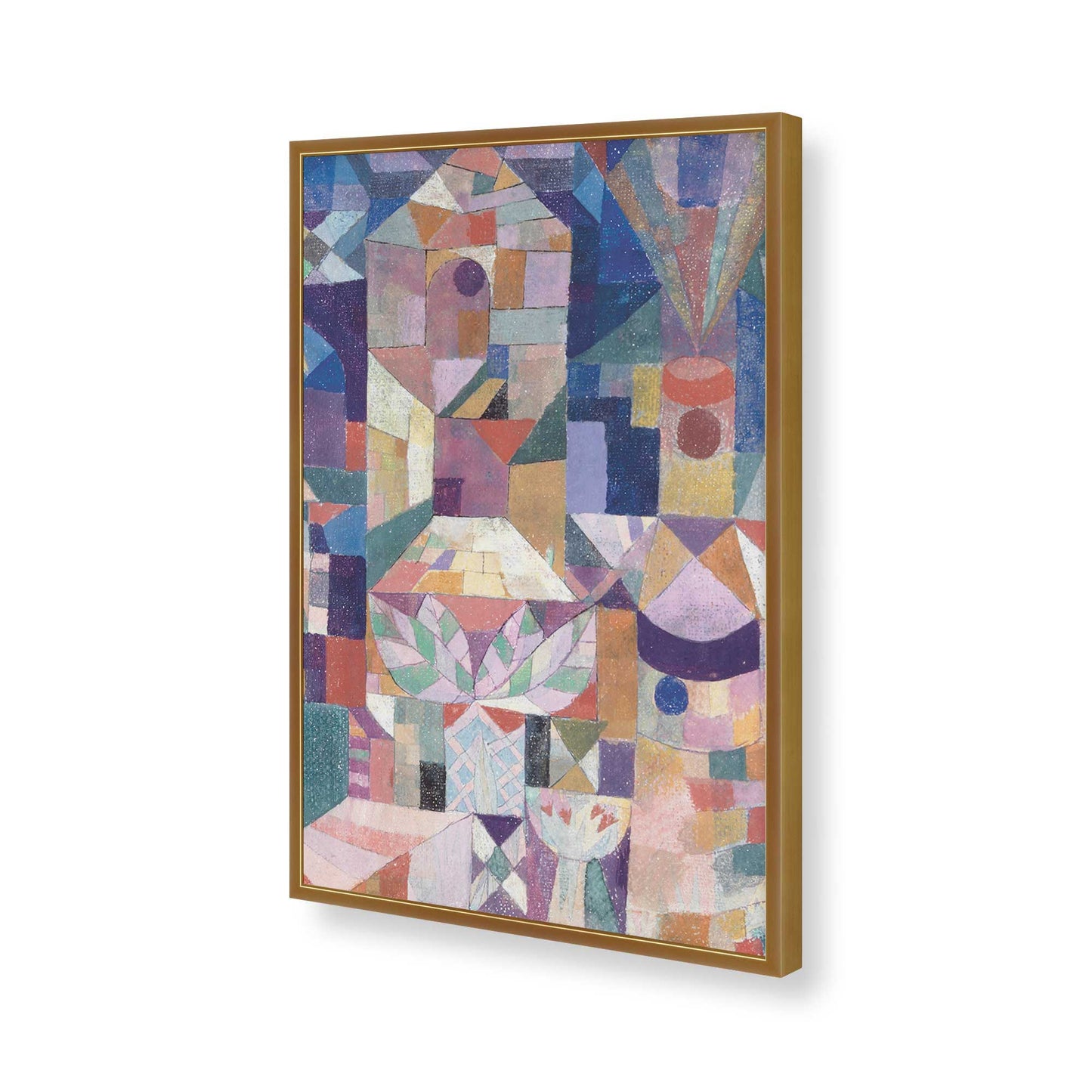 [Color:Polished Gold], Picture of art in a Polished Gold frame of the corner