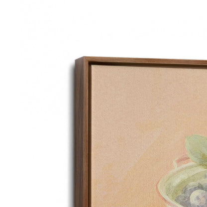 [Color:Walnut], Picture of art in a Walnut frame at an angle