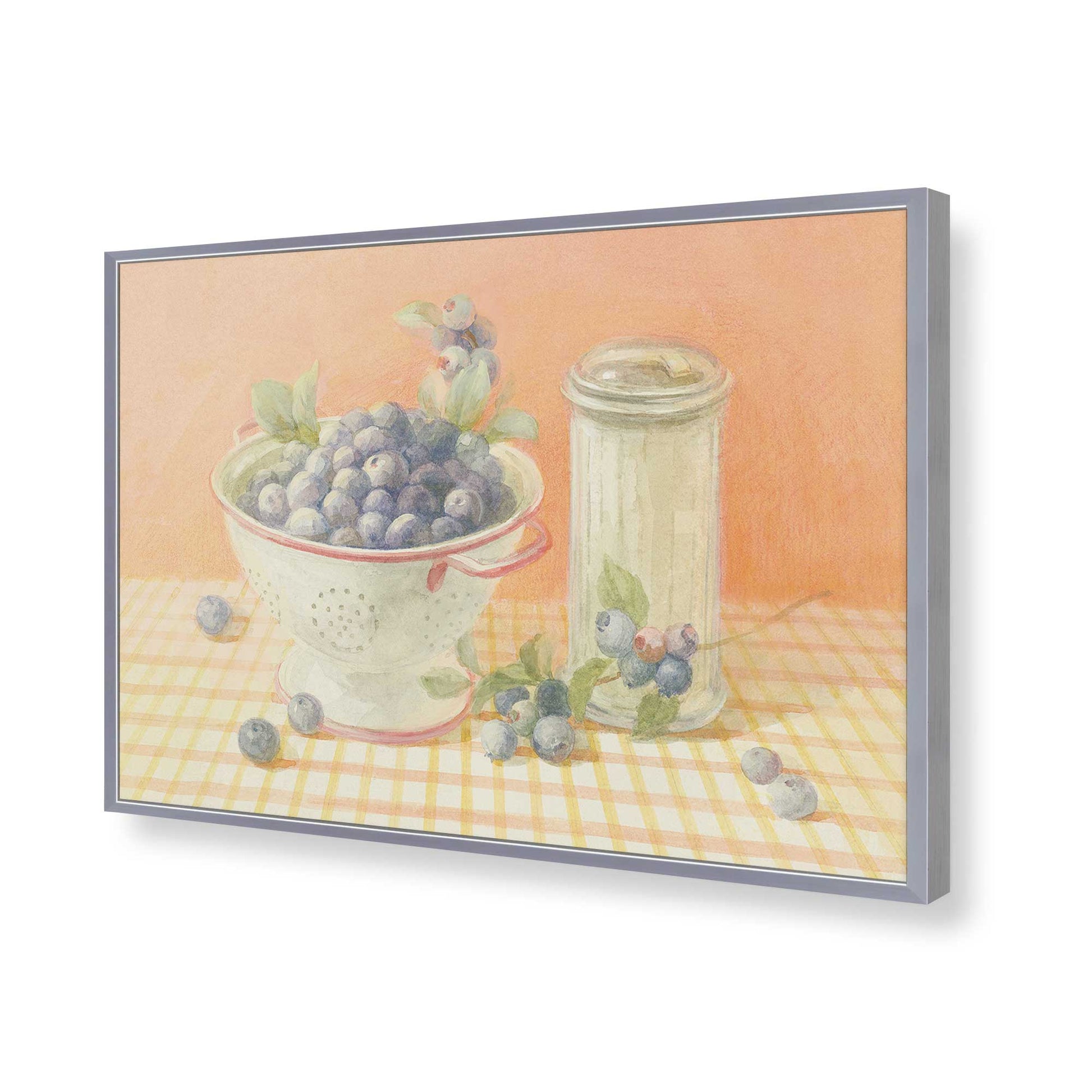 [Color:Polished Chrome], Picture of art in a Polished Chrome frame of the corner