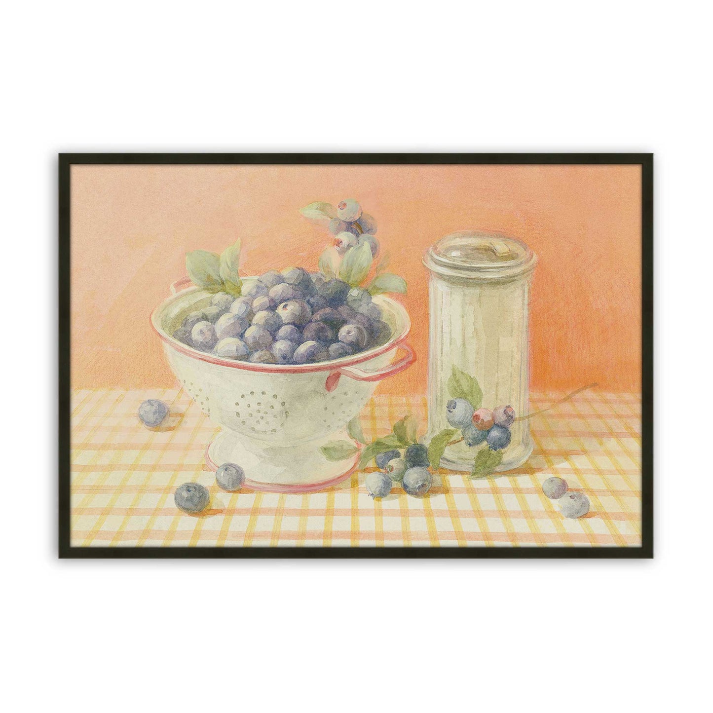 [Color:Satin Black], Picture of art in a Satin Black frame