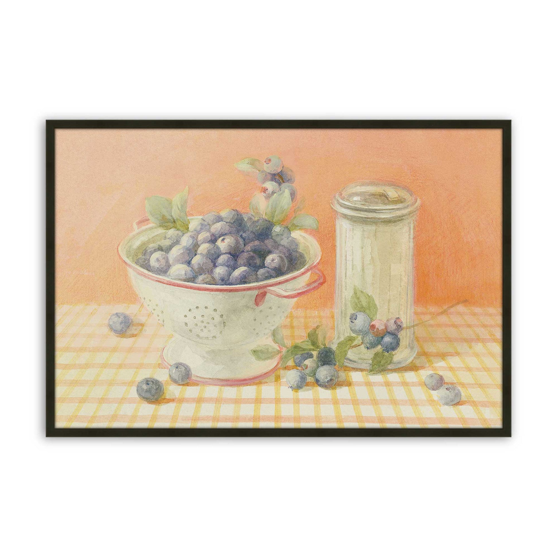 [Color:Satin Black], Picture of art in a Satin Black frame