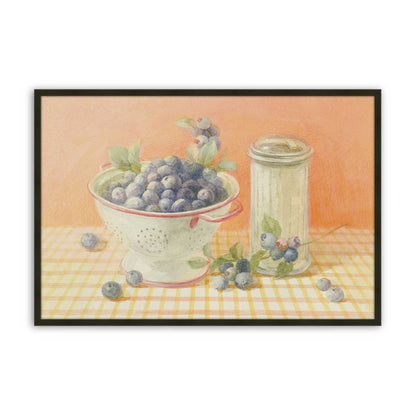 [Color:Satin Black], Picture of art in a Satin Black frame