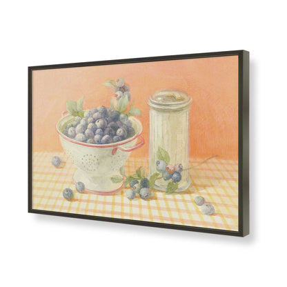 [Color:Satin Black], Picture of art in a Satin Black frame of the corner