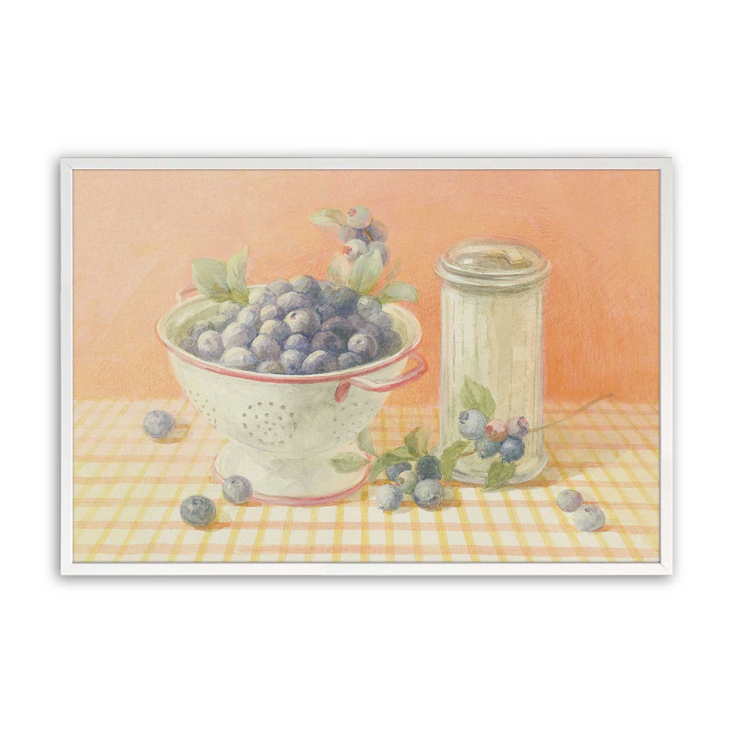 [Color:Opaque White], Picture of art in a Opaque White frame