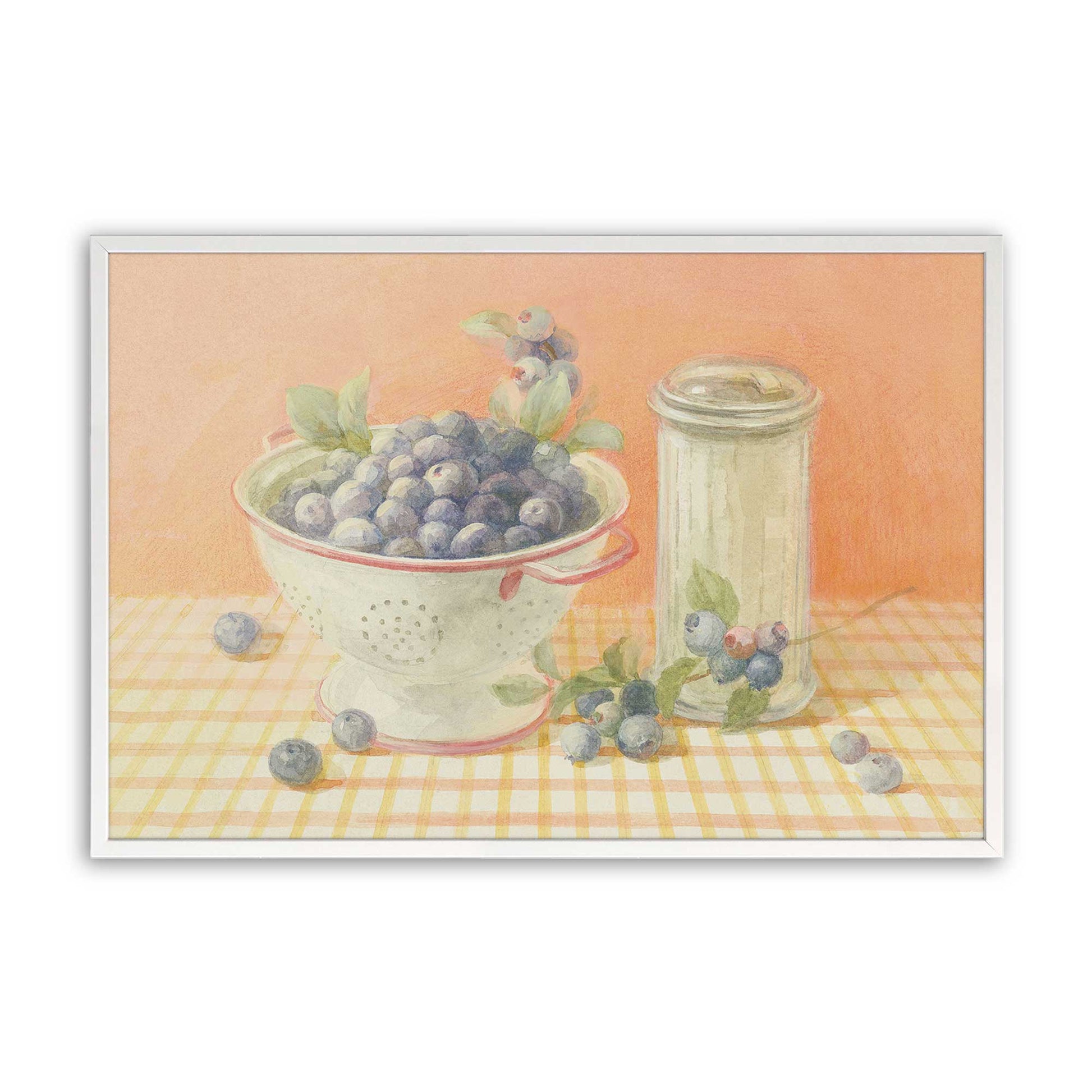 [Color:Opaque White], Picture of art in a Opaque White frame