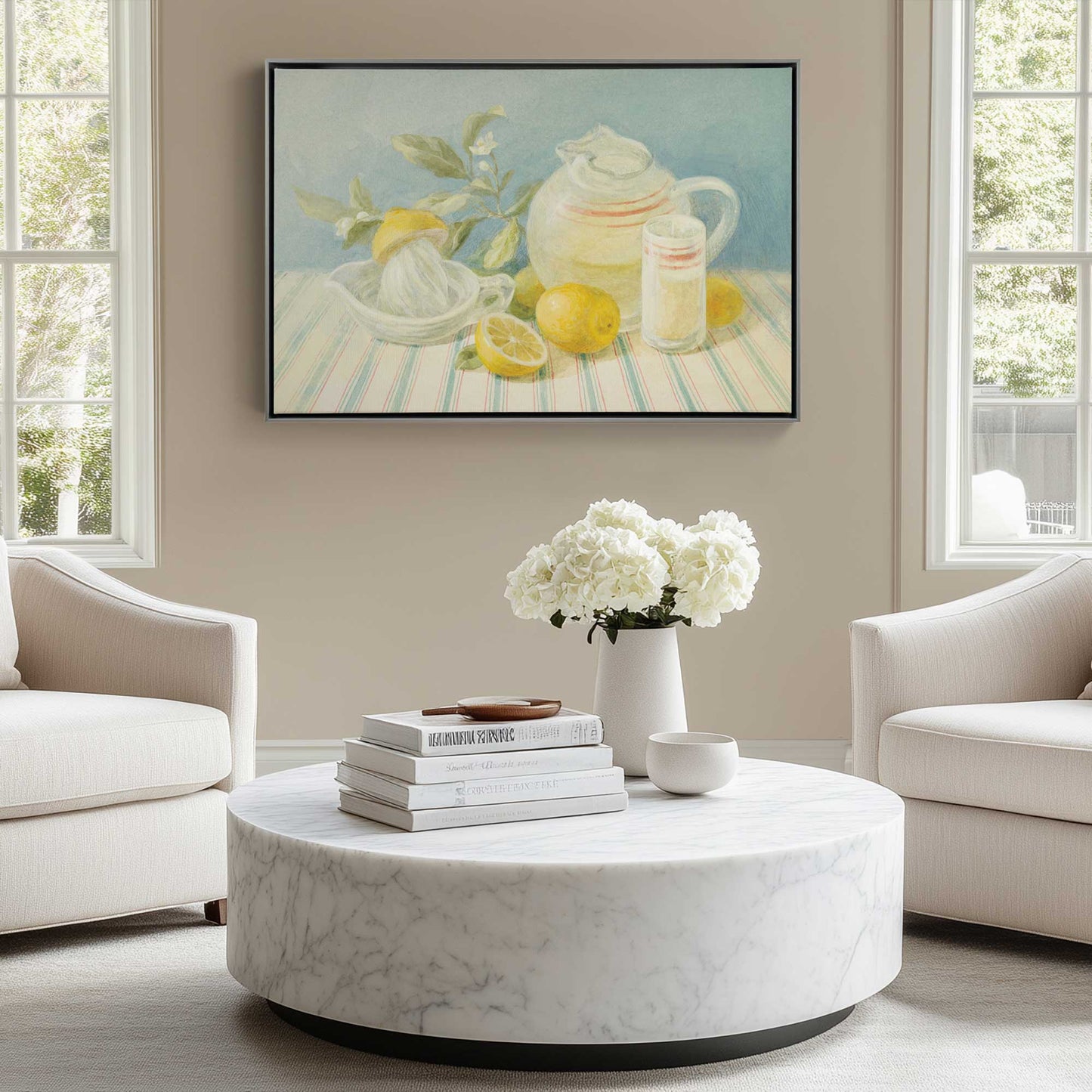 Picture of art in a room