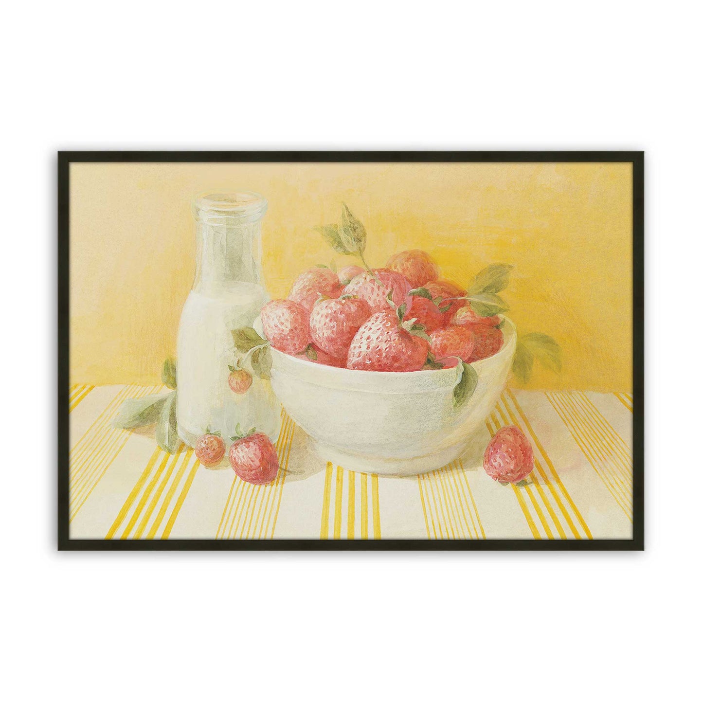 [Color:Satin Black], Picture of art in a Satin Black frame