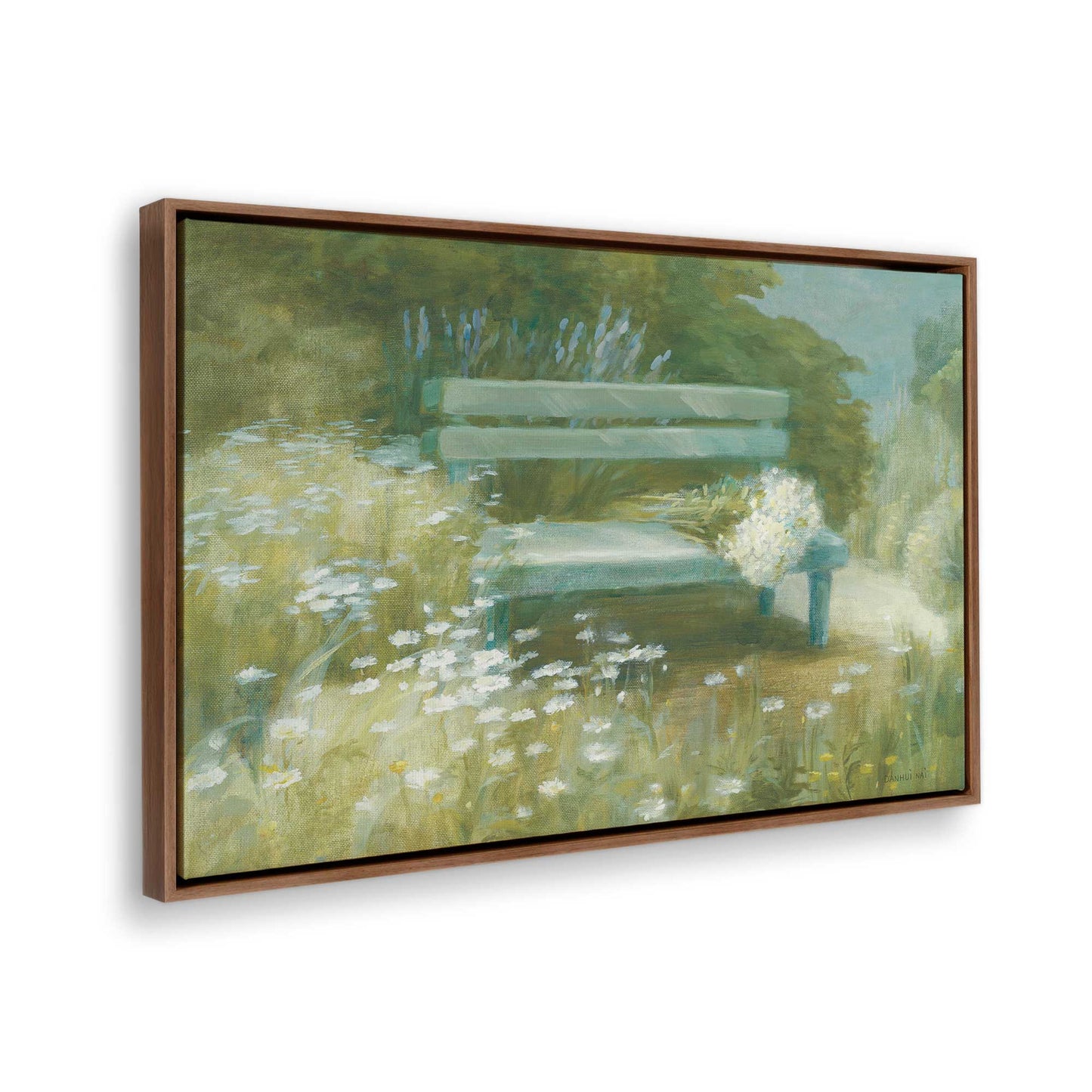 [Color:Walnut], Picture of the corner of the art