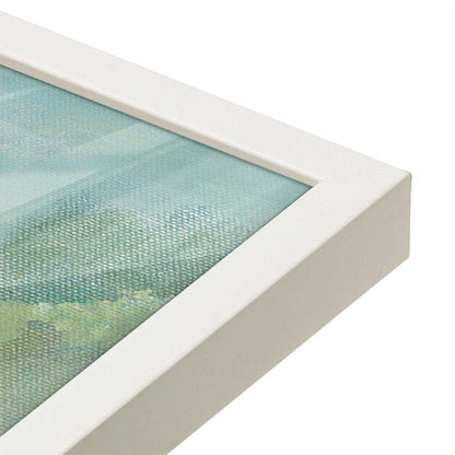 [Color:Opaque White], Picture of art in a Opaque White frame at an angle