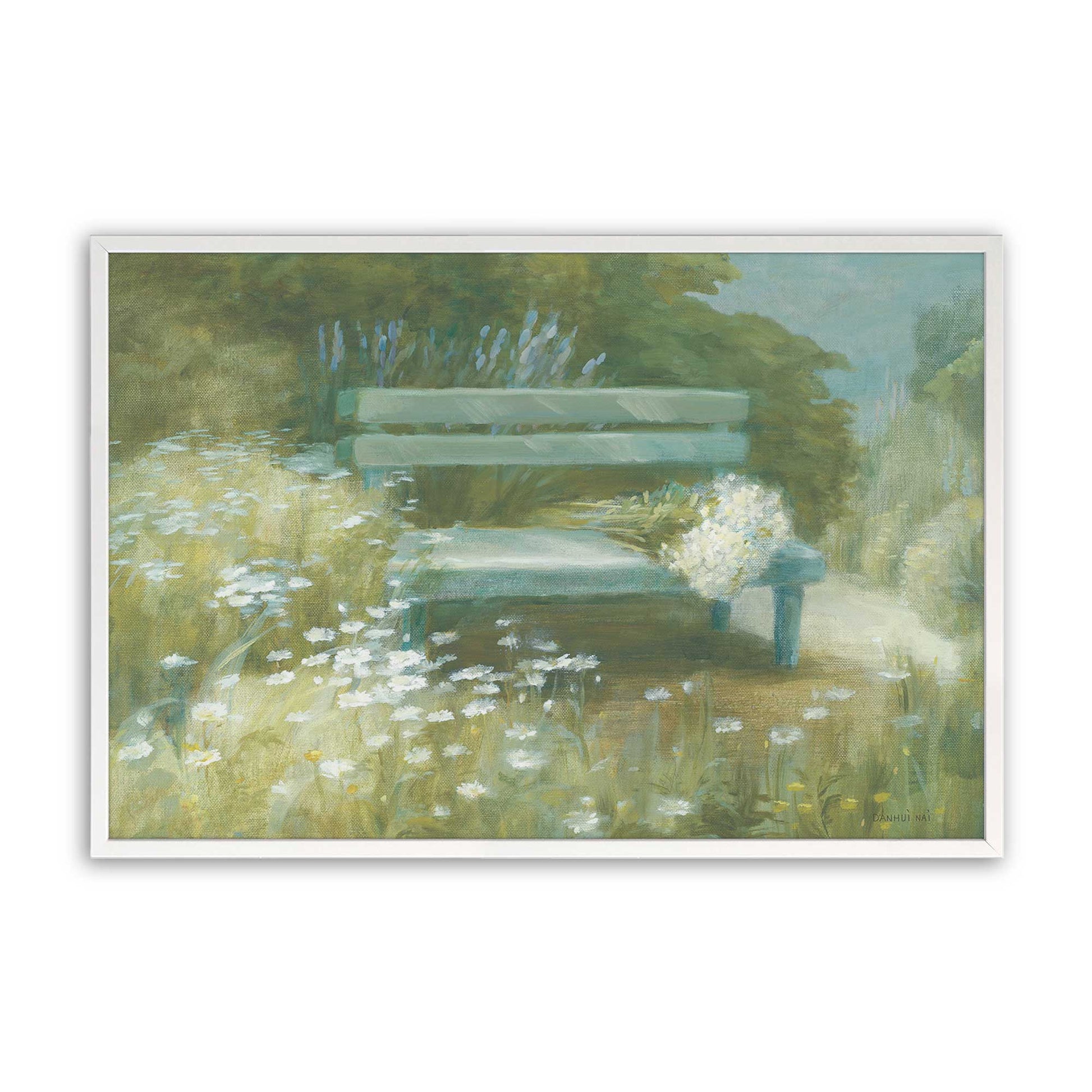 [Color:Opaque White], Picture of art in a Opaque White frame