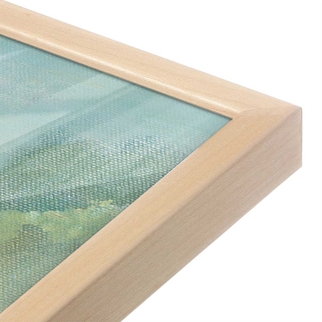 [Color:Raw Maple], Picture of art in a Raw Maple frame at an angle