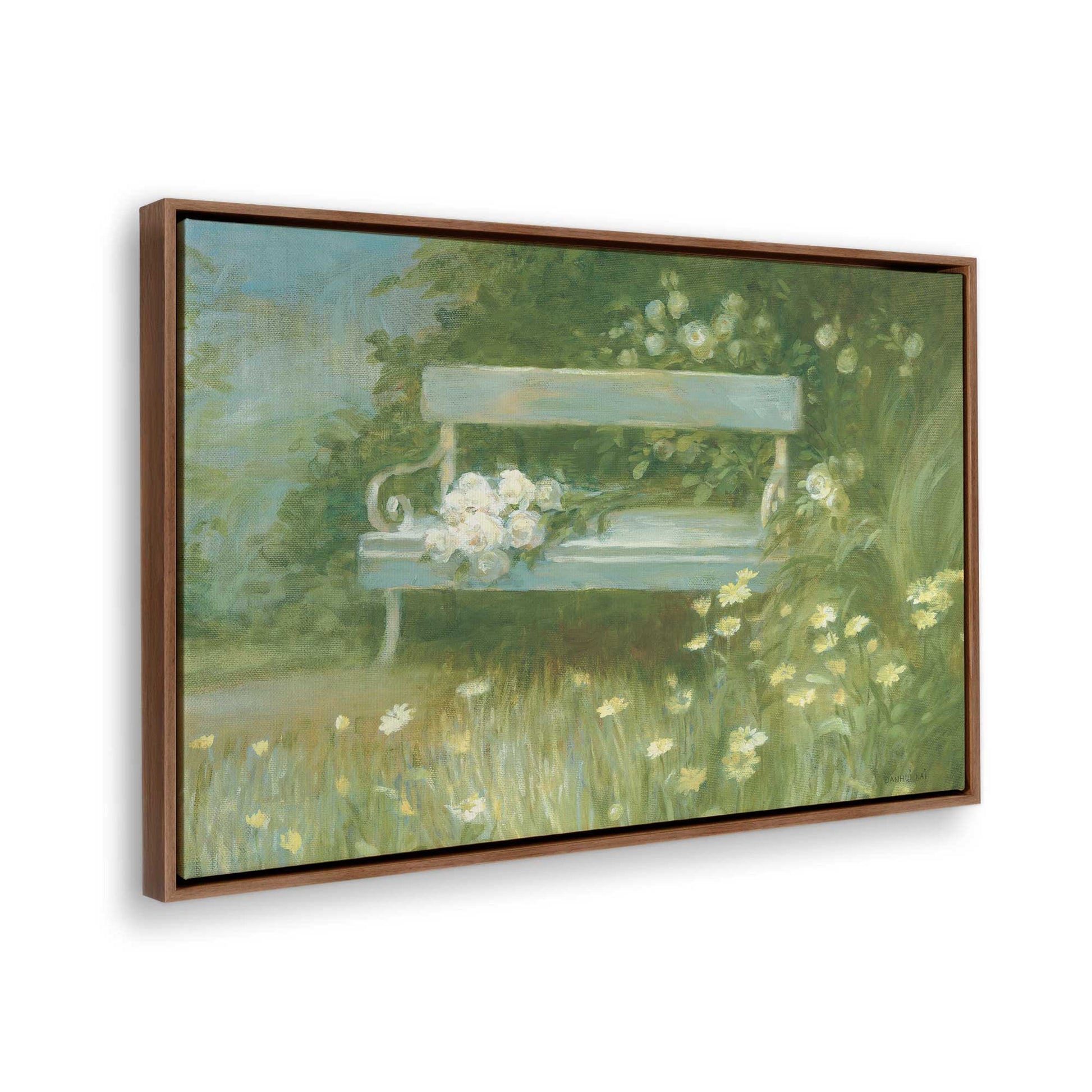 [Color:Walnut], Picture of the corner of the art