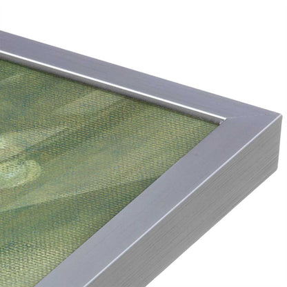 [Color:Polished Chrome], Picture of art in a Polished Chrome frame at an angle