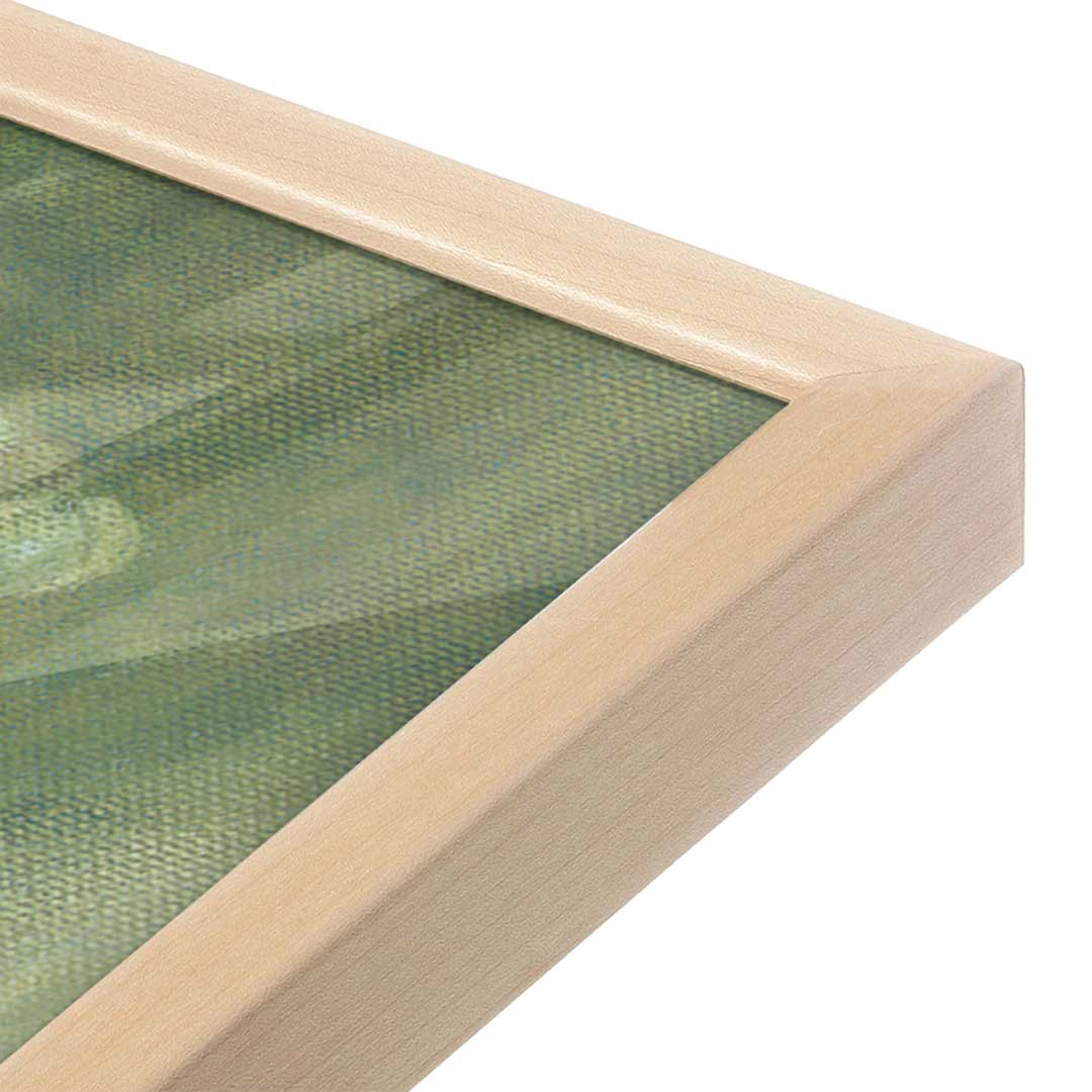 [Color:Raw Maple], Picture of art in a Raw Maple frame at an angle