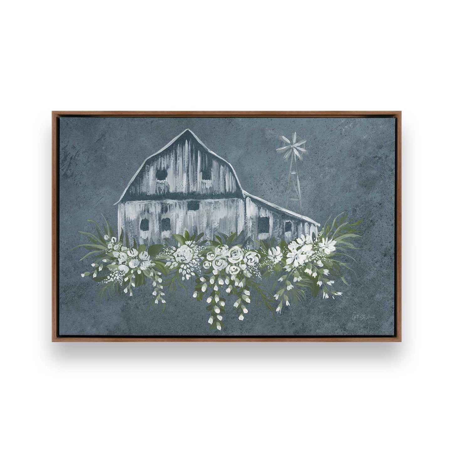 [Color:Walnut], Picture of art in a Walnut frame
