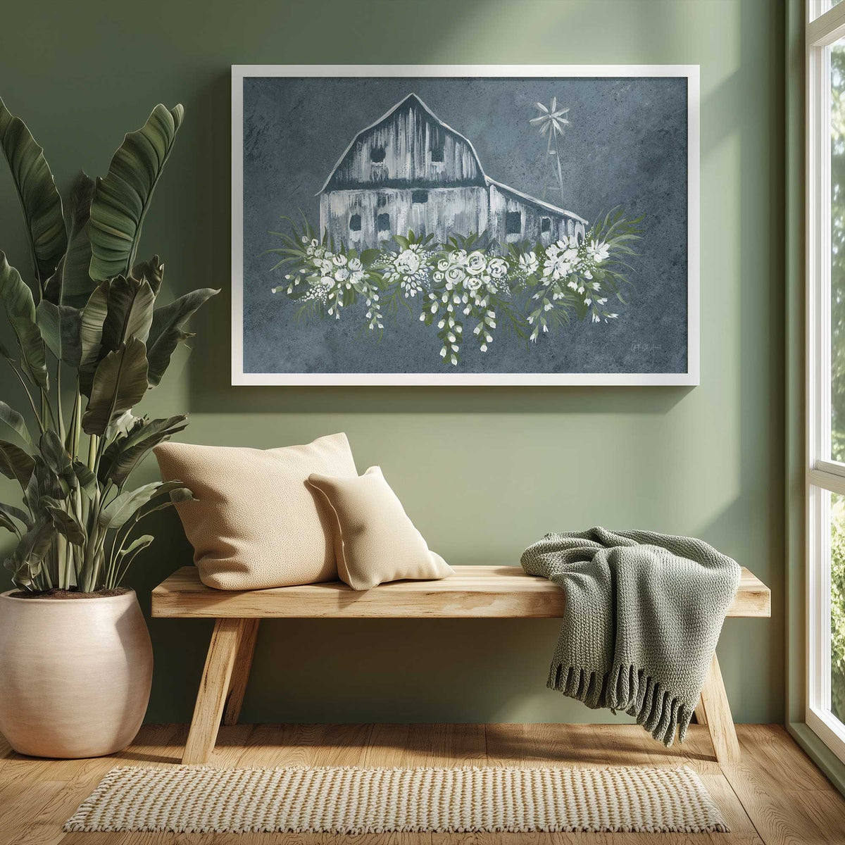 Picture of art in a room
