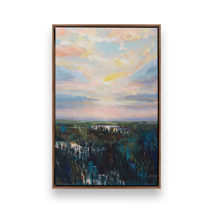 [Color:Walnut], Picture of art in a Walnut frame