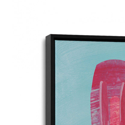 [Color:Satin Black], Picture of art in a Satin Black frame at an angle