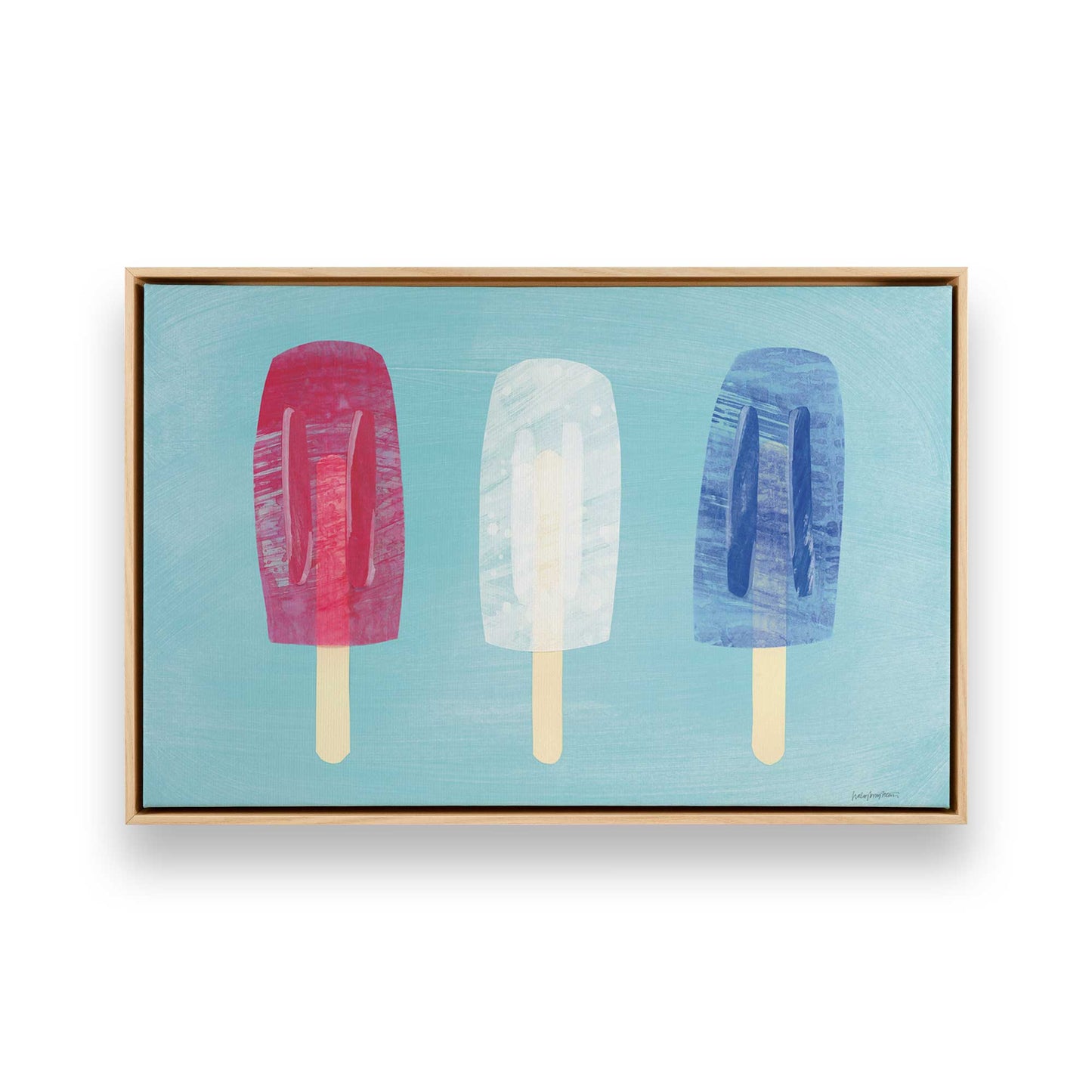[Color:American Maple], Picture of art in a American Maple frame
