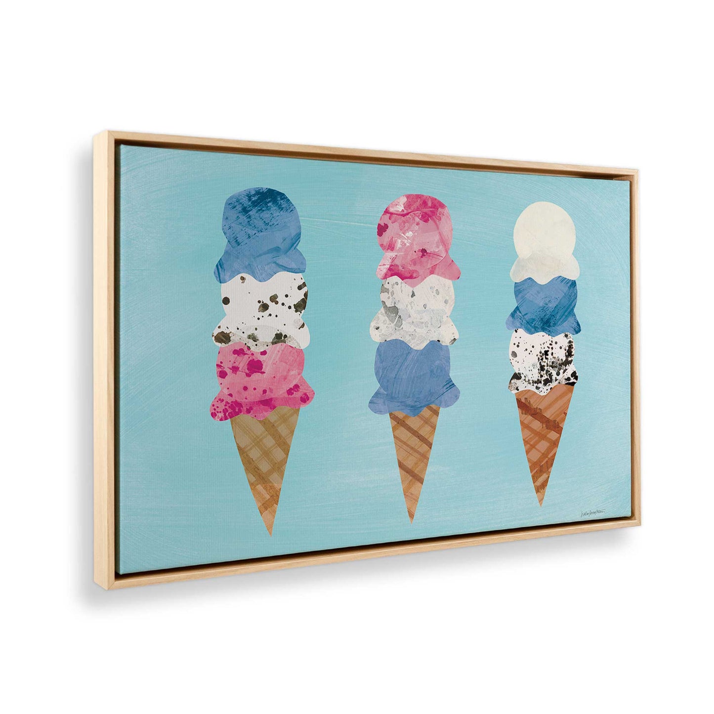 [Color:American Maple], Picture of the corner of the art