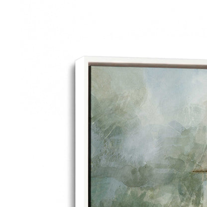 [Color:Opaque White], Picture of art in a White frame at an angle