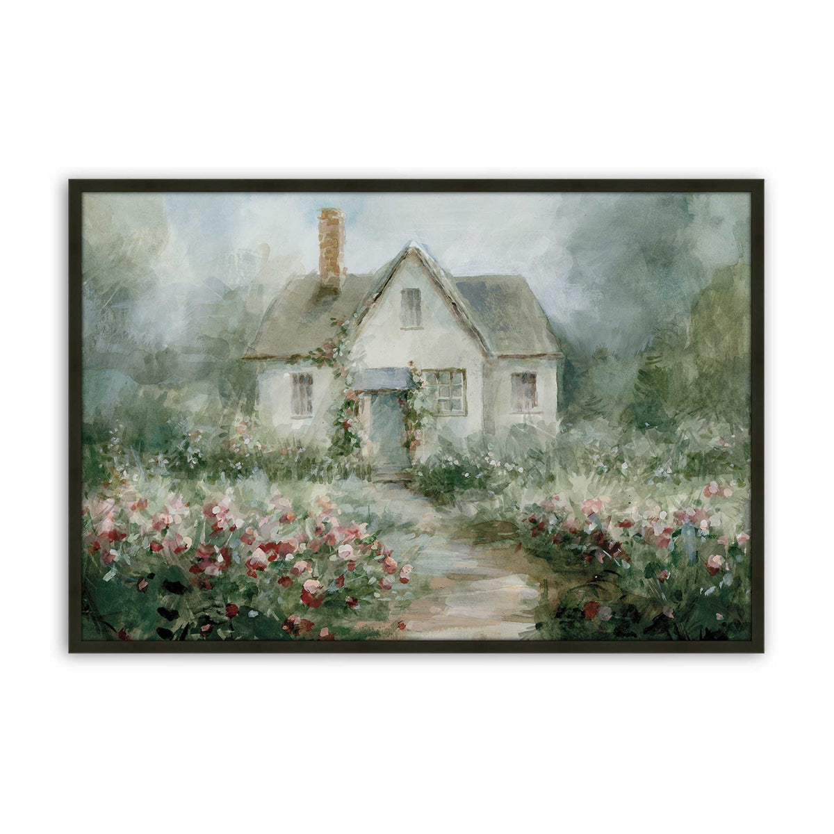 [Color:Satin Black], Picture of art in a Satin Black frame