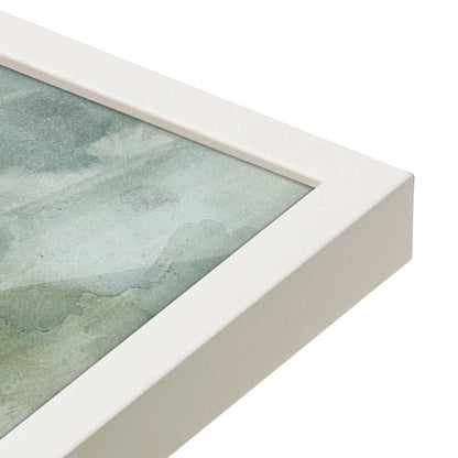 [Color:Opaque White], Picture of art in a Opaque White frame at an angle