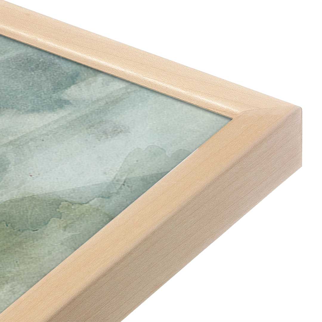 [Color:Raw Maple], Picture of art in a Raw Maple frame at an angle