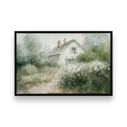[Color:Satin Black], Picture of art in a Satin Black frame