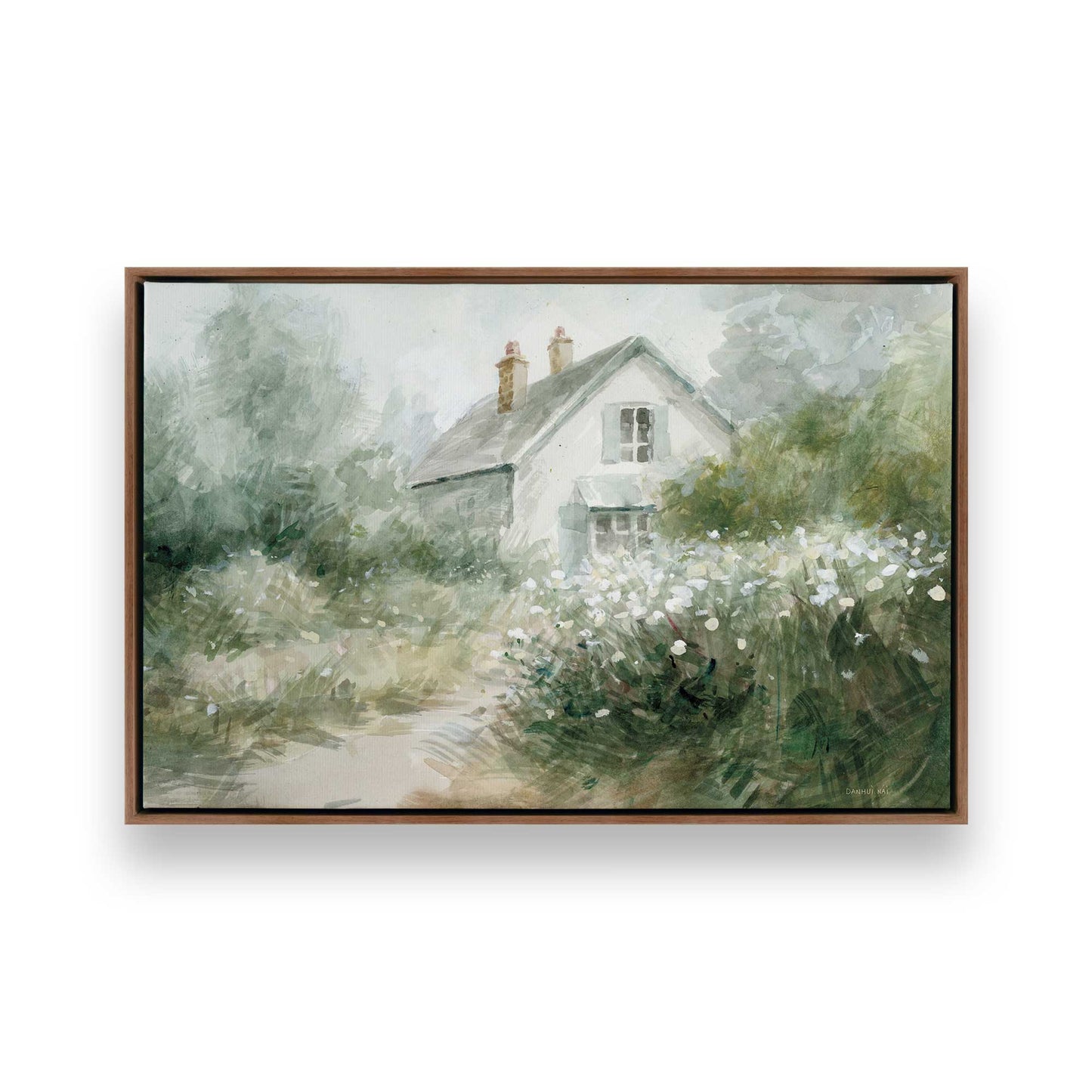 [Color:Walnut], Picture of art in a Walnut frame