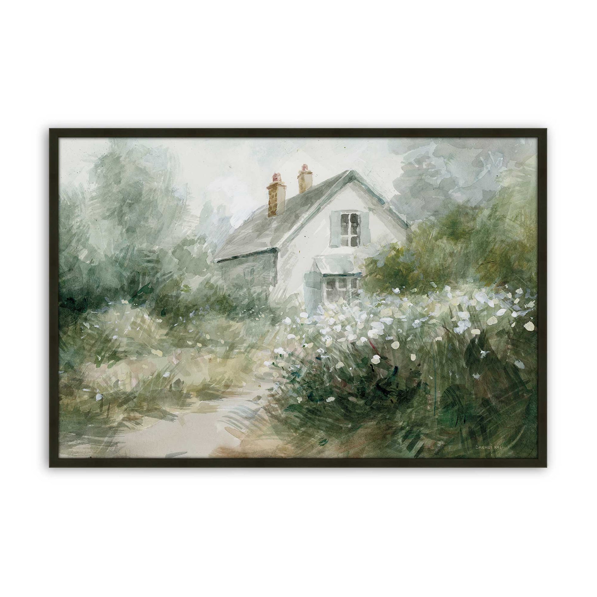 [Color:Satin Black], Picture of art in a Satin Black frame