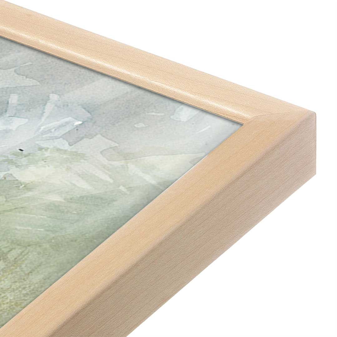 [Color:Raw Maple], Picture of art in a Raw Maple frame at an angle