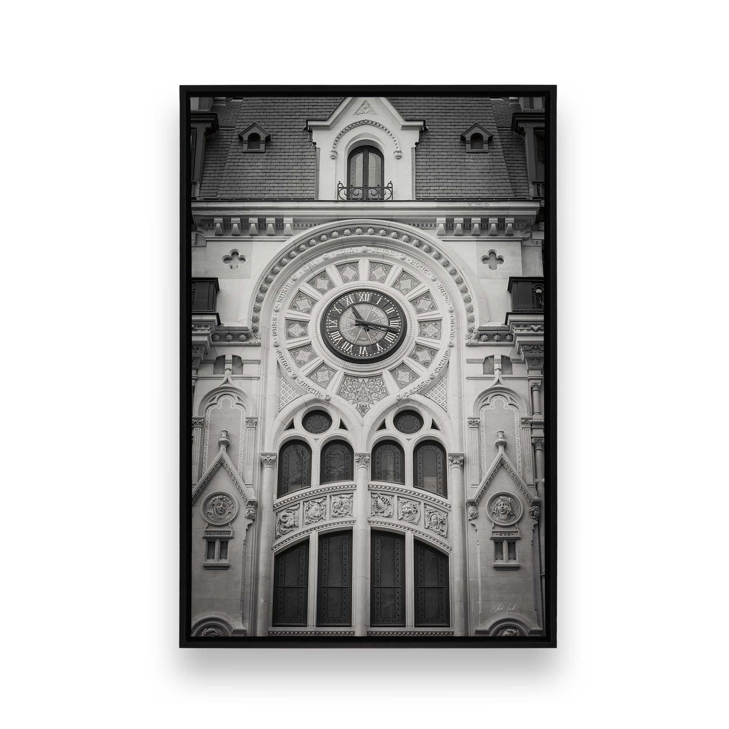 [Color:Satin Black], Picture of art in a Satin Black frame