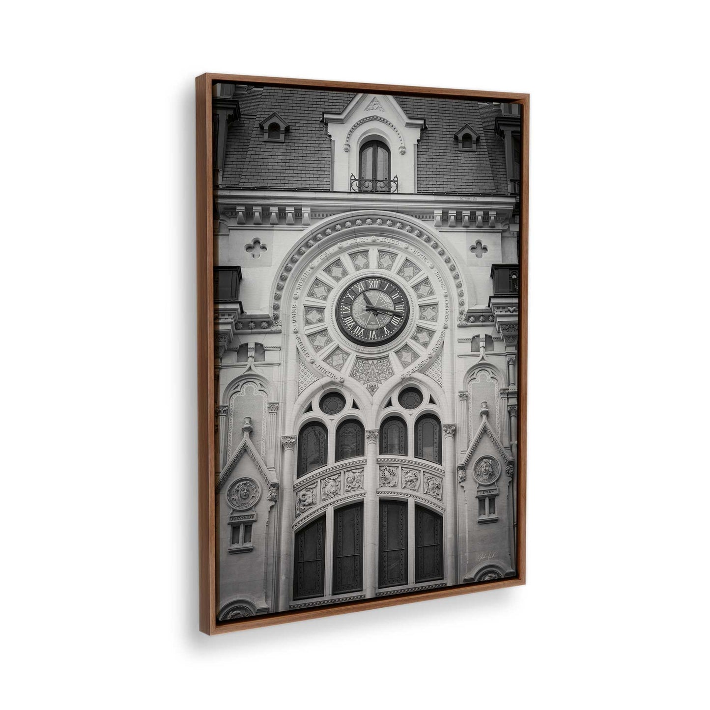[Color:Walnut], Picture of the corner of the art
