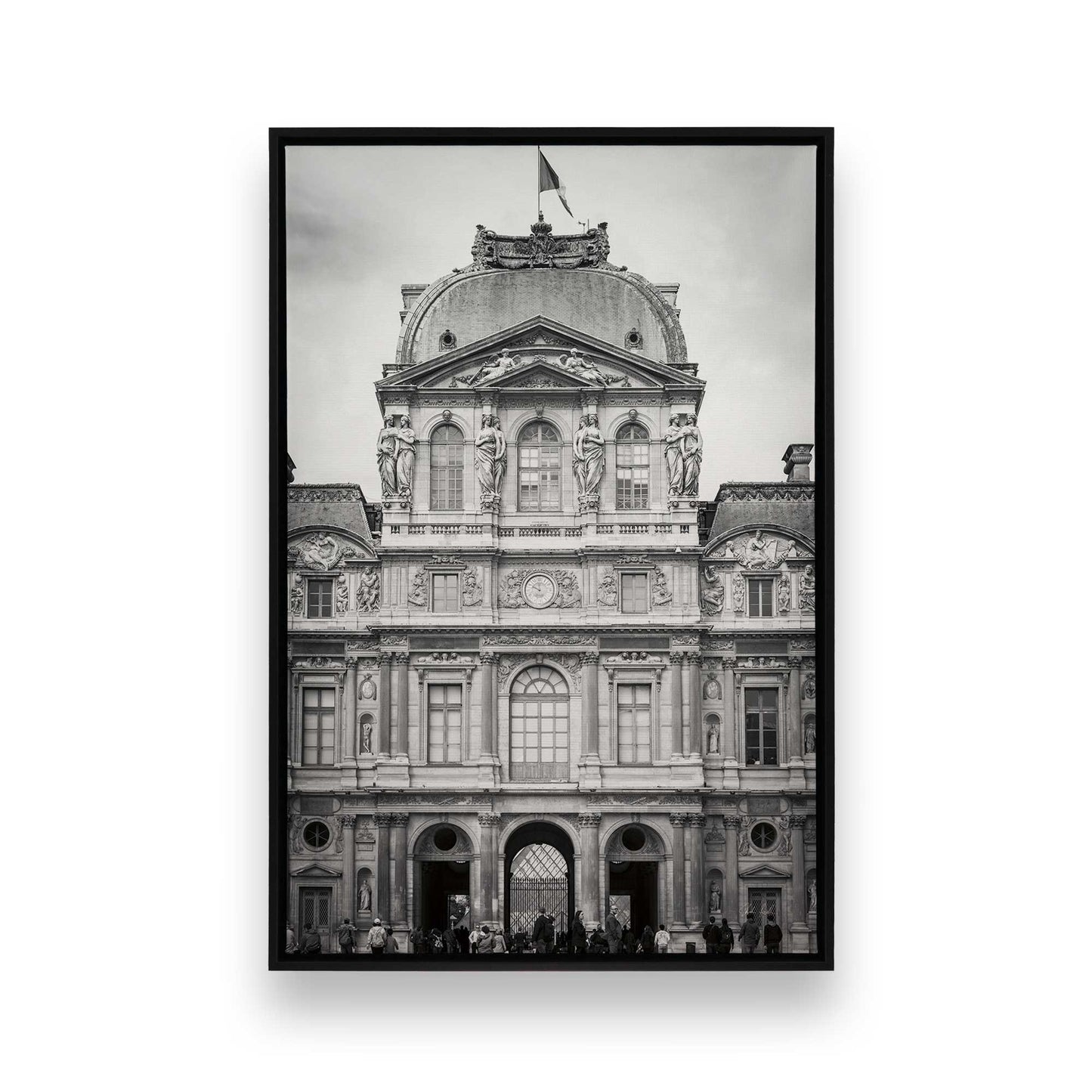[Color:Satin Black], Picture of art in a Satin Black frame