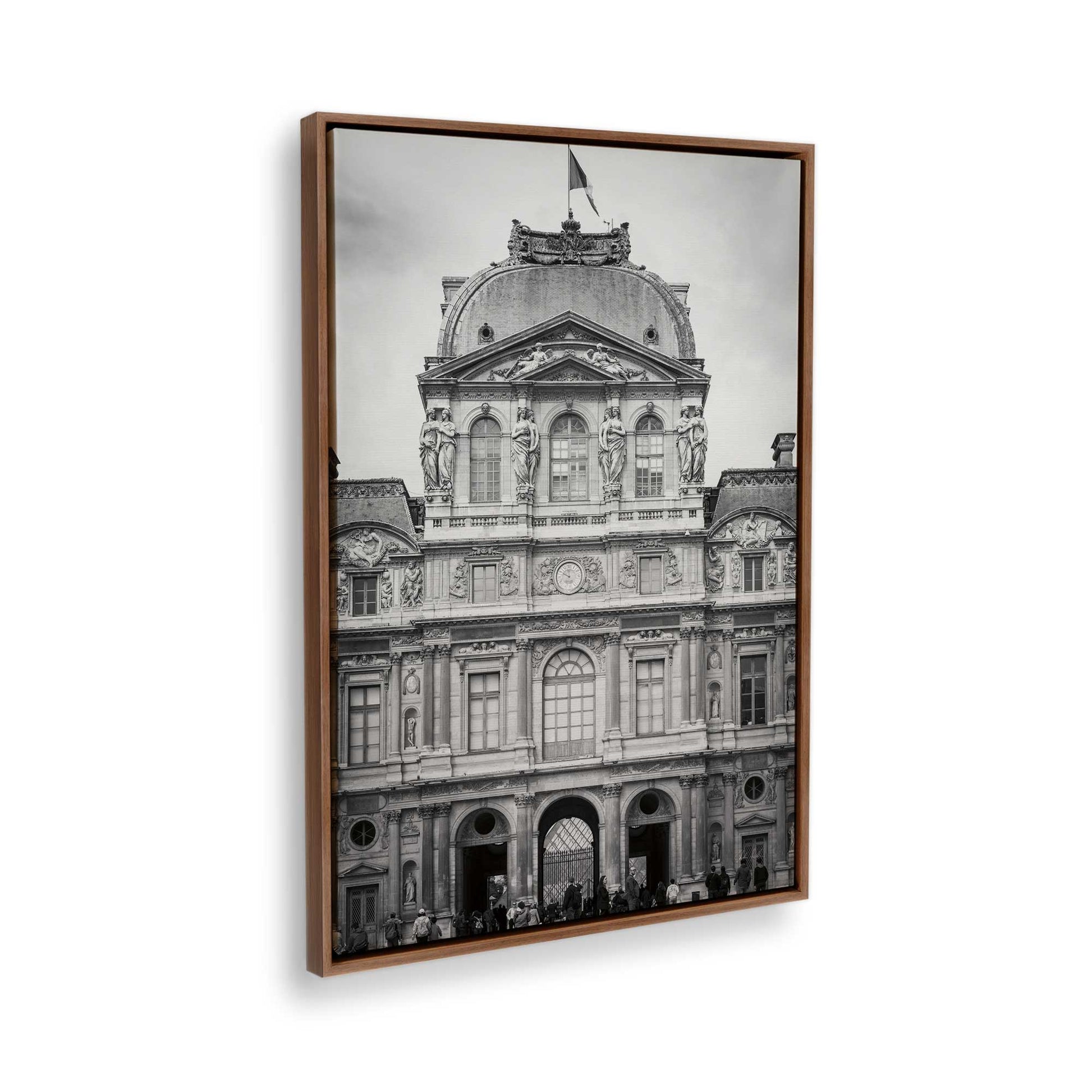 [Color:Walnut], Picture of the corner of the art