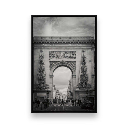 [Color:Satin Black], Picture of art in a Satin Black frame