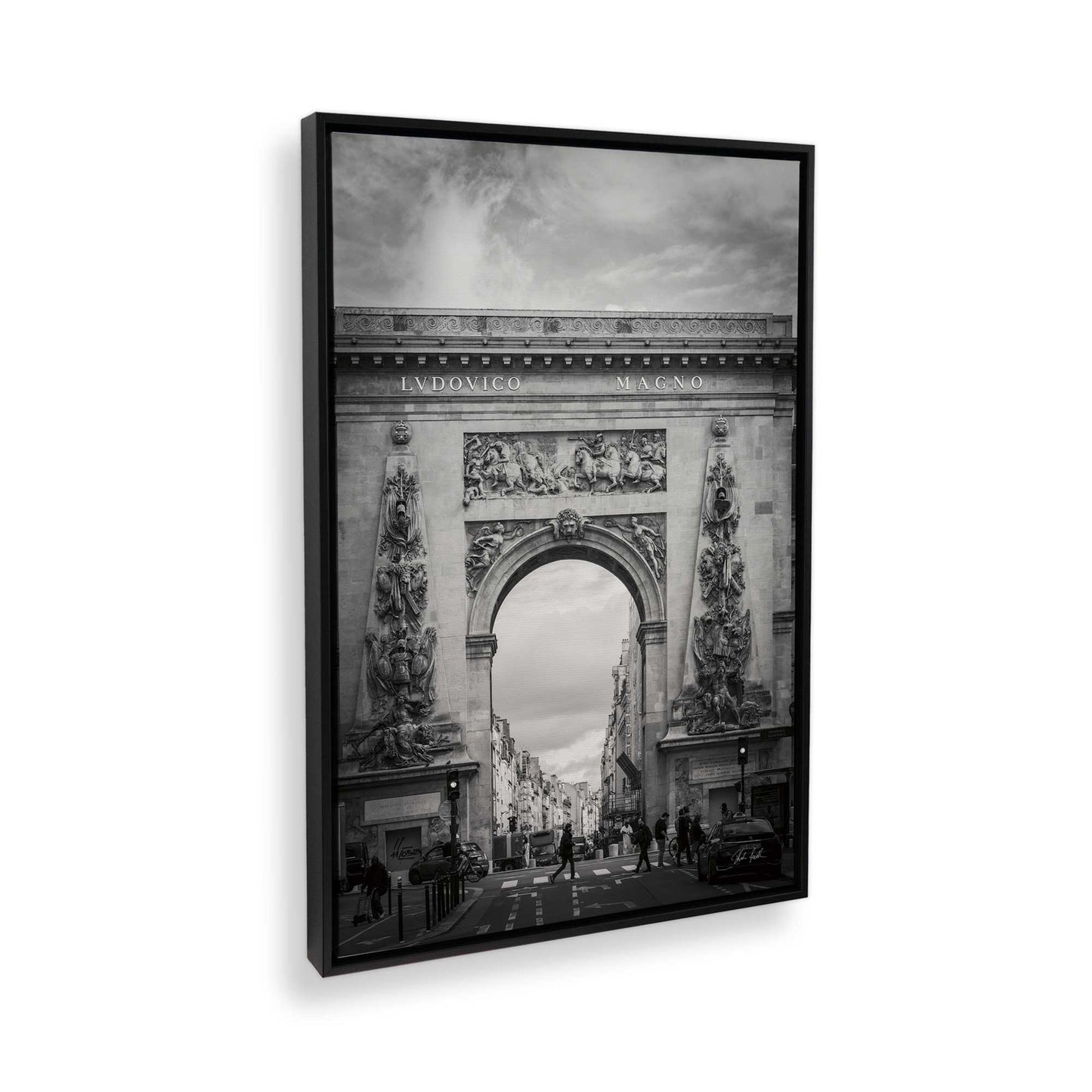 [Color:Satin Black], Picture of the corner of the art