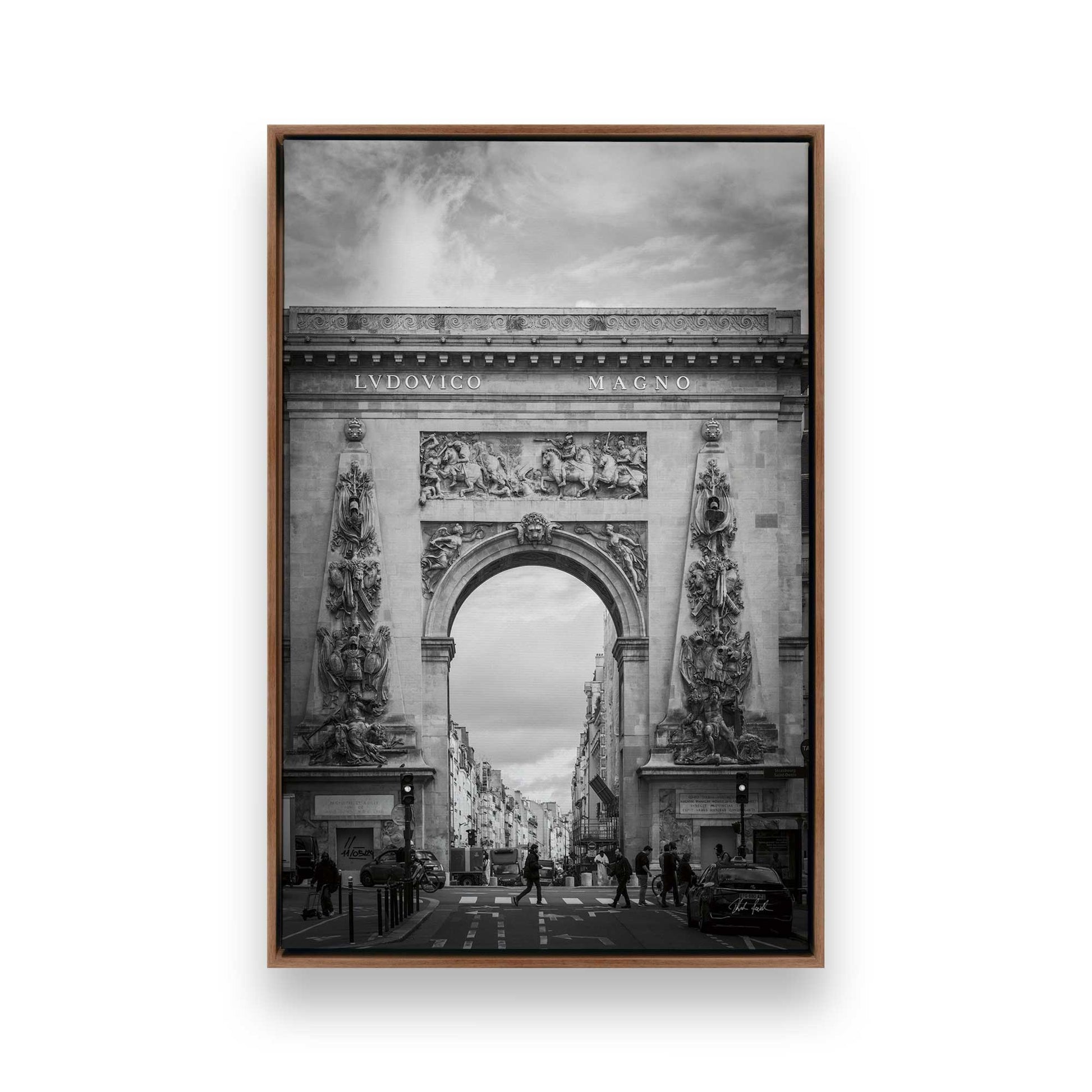 [Color:Walnut], Picture of art in a Walnut frame