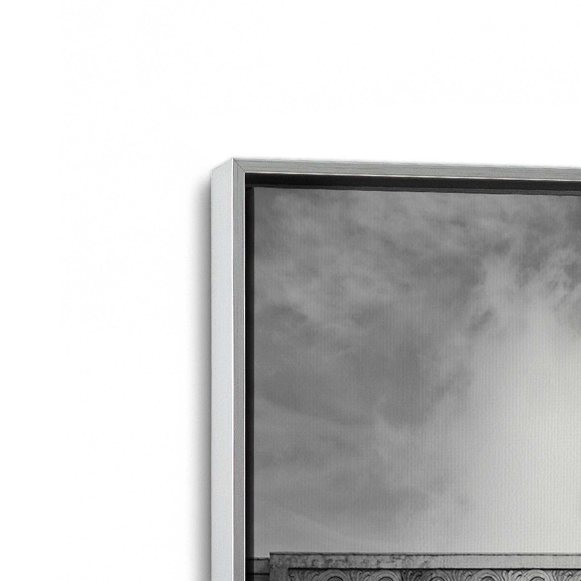 [Color:Polished Chrome], Picture of art in a Polished Chrome frame at an angle