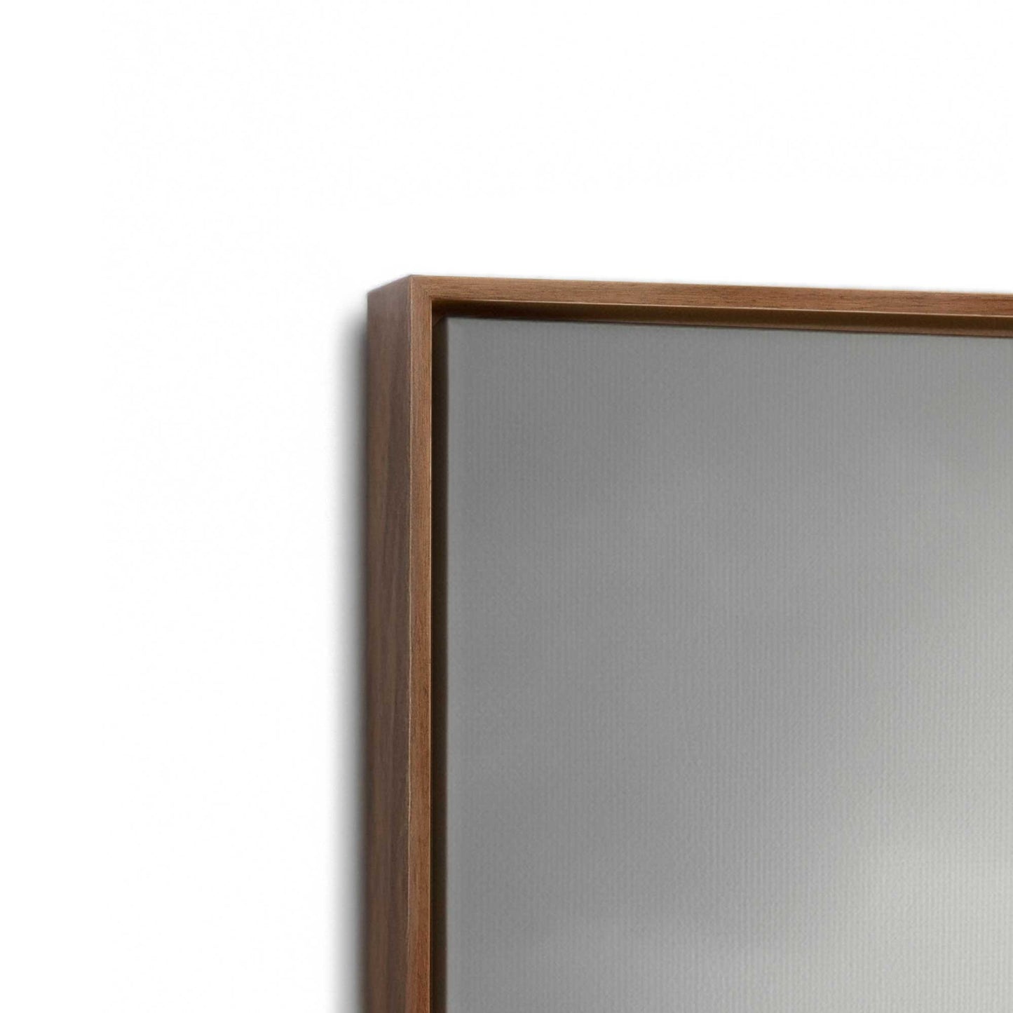 [Color:Walnut], Picture of art in a Walnut frame at an angle