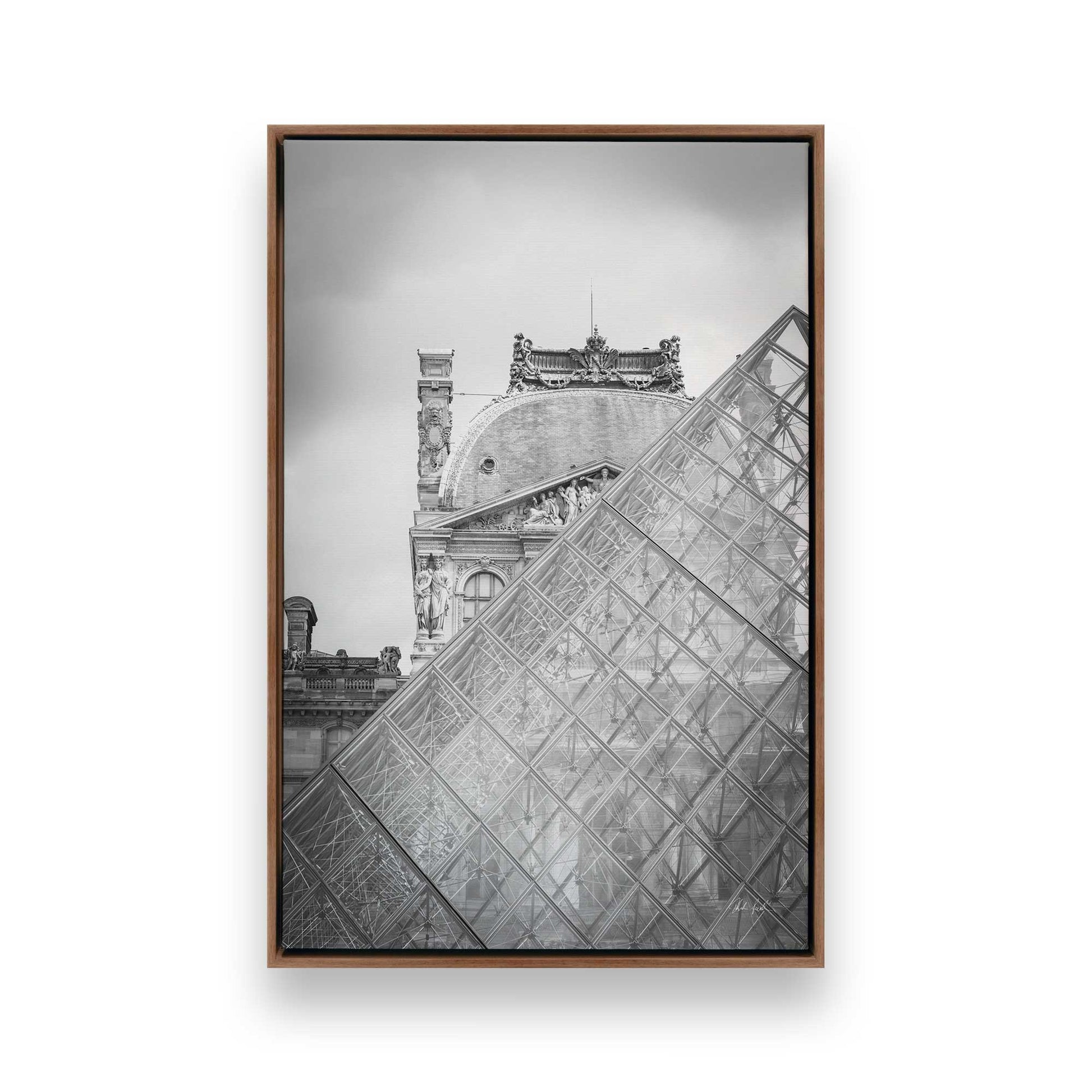 [Color:Walnut], Picture of art in a Walnut frame