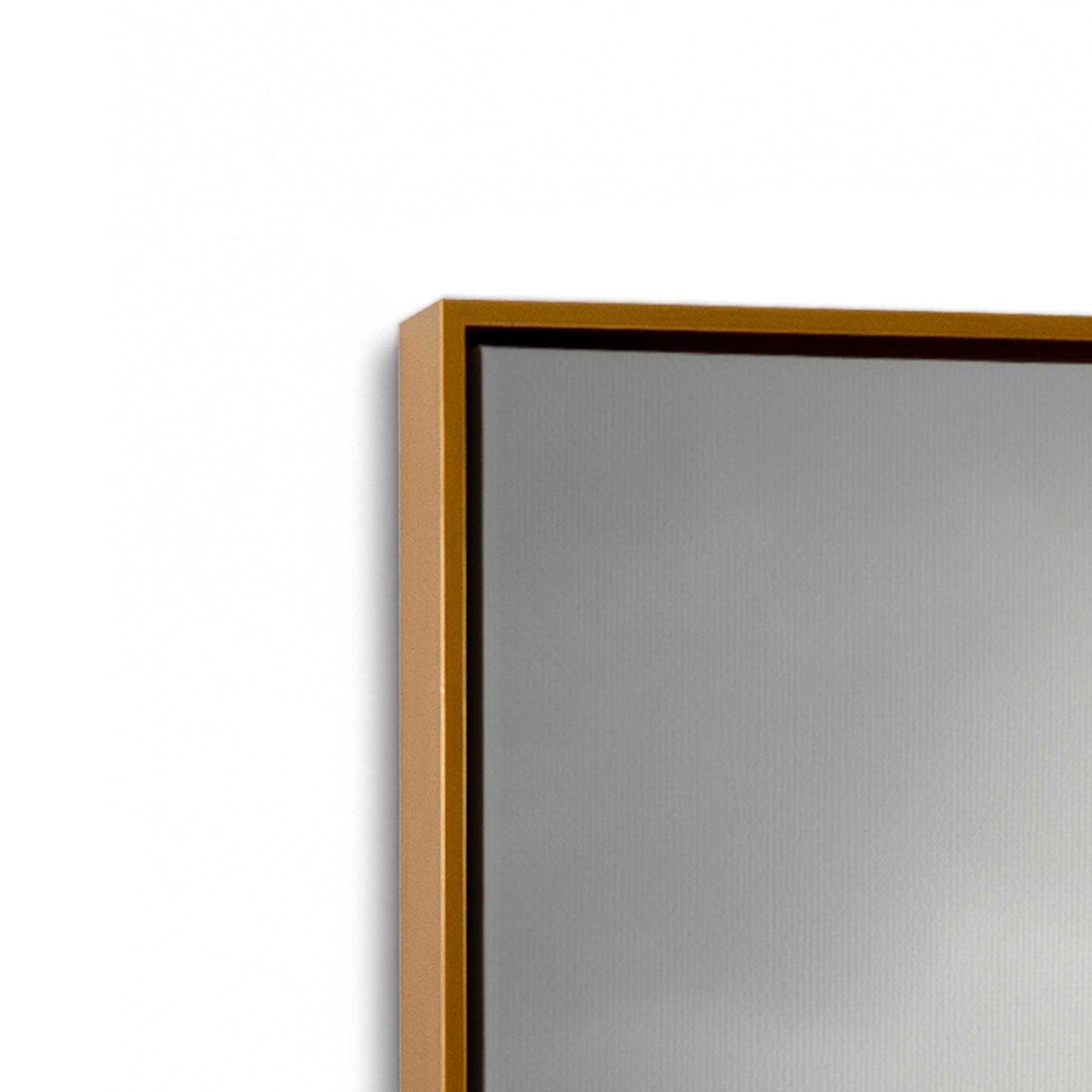 [Color:Polished Gold], Picture of art in a Polished Gold frame at an angle