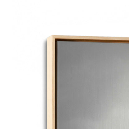 [Color:American Maple], Picture of art in a American Maple frame at an angle