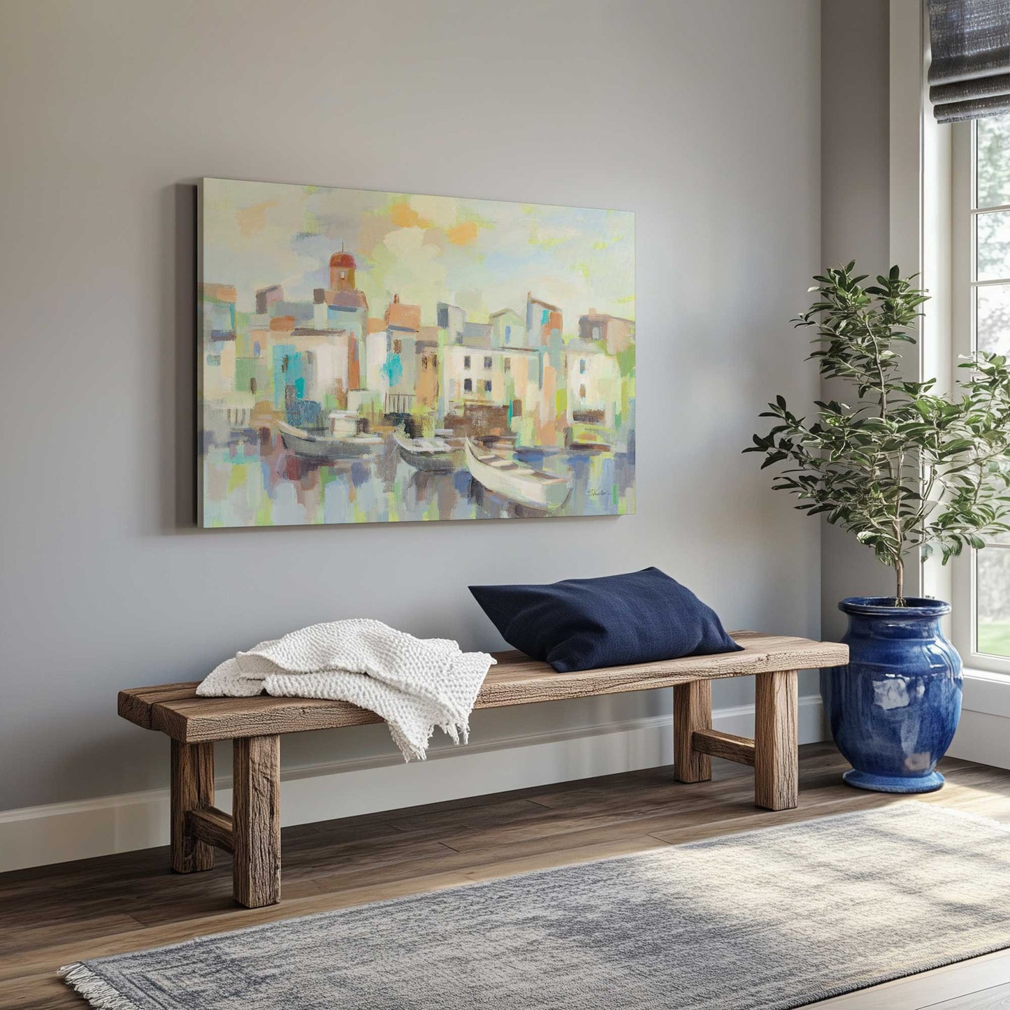 Picture of art in a room